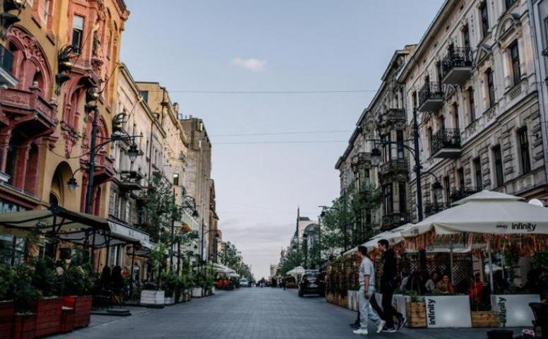 우치 Piotrkowska Mainstreet & Secure 아파트 외부 사진